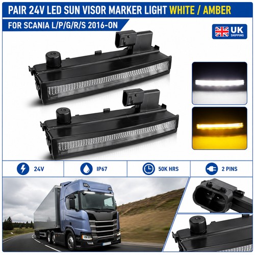 Led sun visor marker - visor,