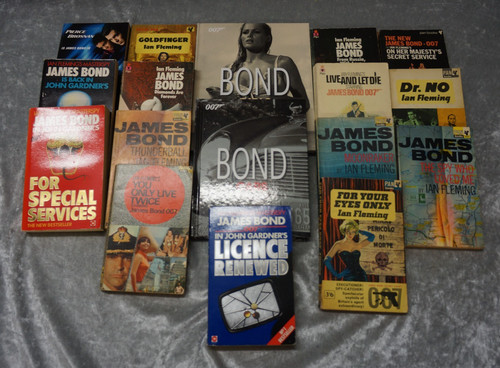 James bond 007 books - james,