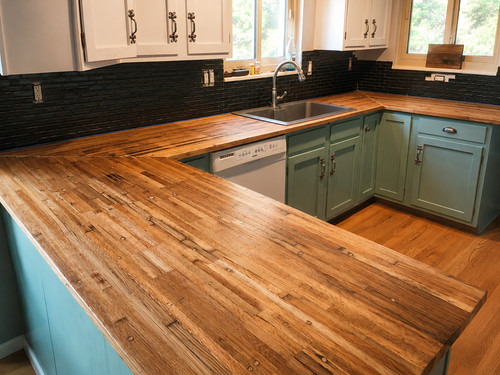 Oak butcherblock countertop - butcherblock,