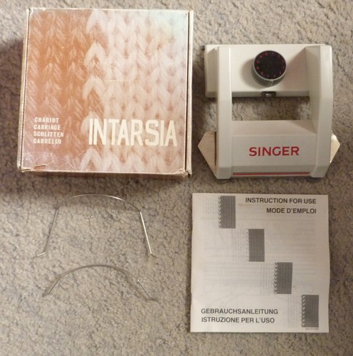 Singer intarsia carriage boxed - singer,