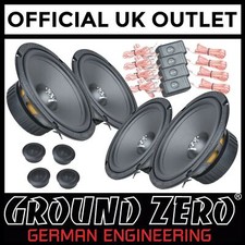 Audi A4 Avant 98 - 2006 600W 6.5" 2 Way Component Front & Rear Door Car Speakers