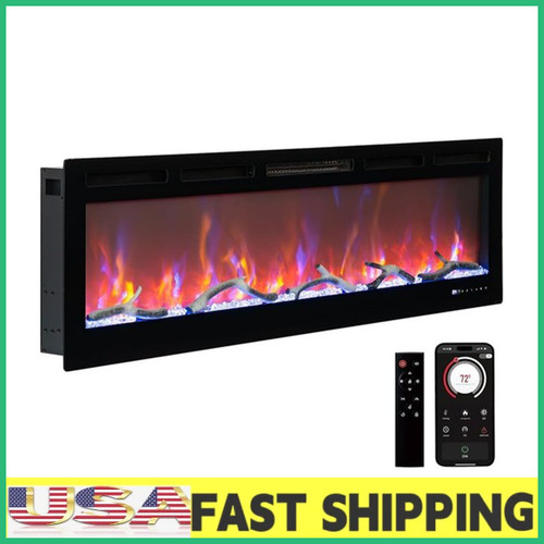 Smart electric fireplace with - fireplace,