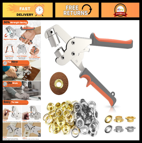 Grommet tool kit with - kit,