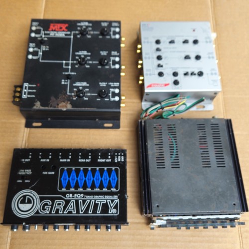 Vintage car audio lot - car,