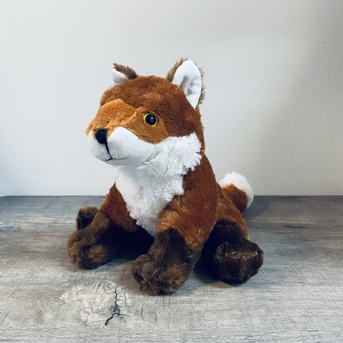Stuffed red fox plush - 7”,