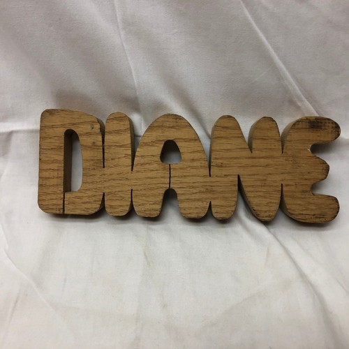 Wooden handmade diane - wooden, name