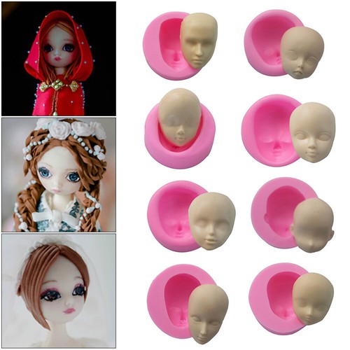 Face mold cute baby - face,