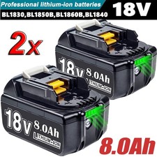 2Pack 8.0AH Battery For Makita