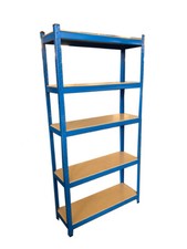 Bays Of 1800x900x600mm Warehouse Storage Shelving Racking 175kg UDL 5 Shelves