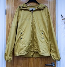 Men's Genuine Pretty Green Hooded Cotton Jacket | Size XXL | Mustard Yellow