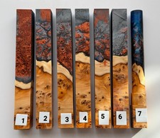 Resin and  Stabilised Yew pen