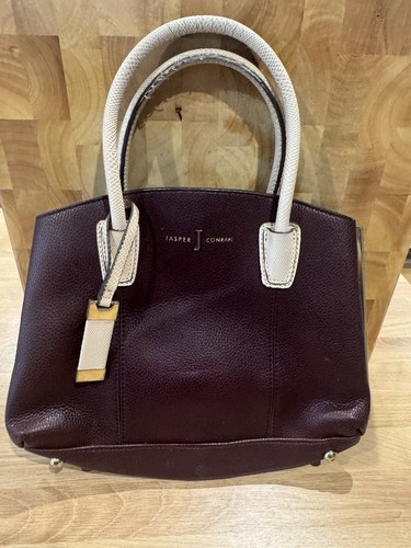 Jasper conran handbag burgundy - jasper,
