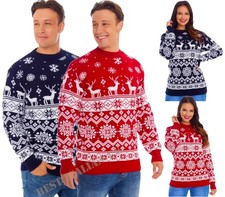 Unisex Family Christmas Jumper Women Men Kids  Ladies Xmas Party Sweater Novelty