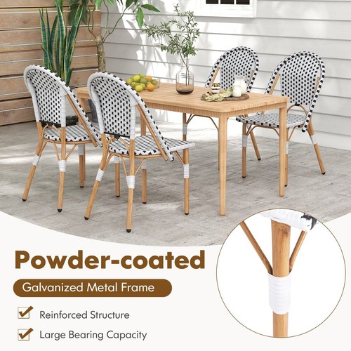 Outdoor armless dining - outdoor, chairs