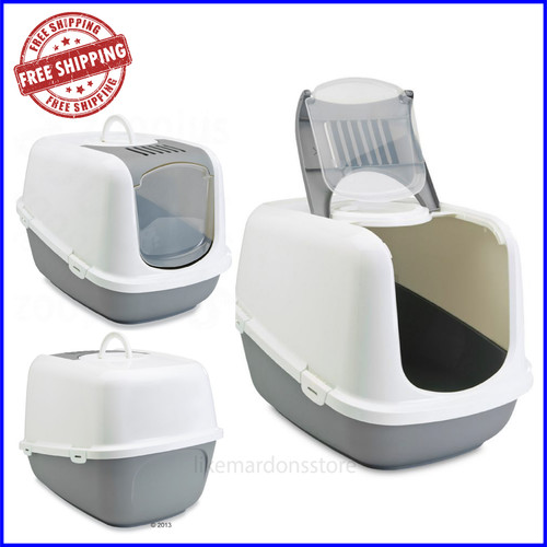 Xxl hooded large cat - hooded, litter