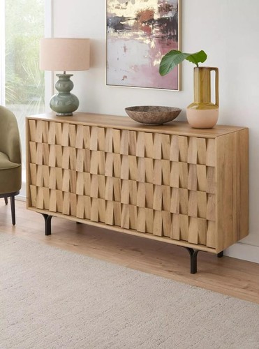 Issac large sideboard - oak, 4