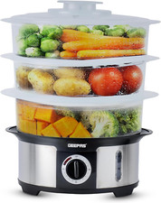 Geepas 3-Tier Food Steamer