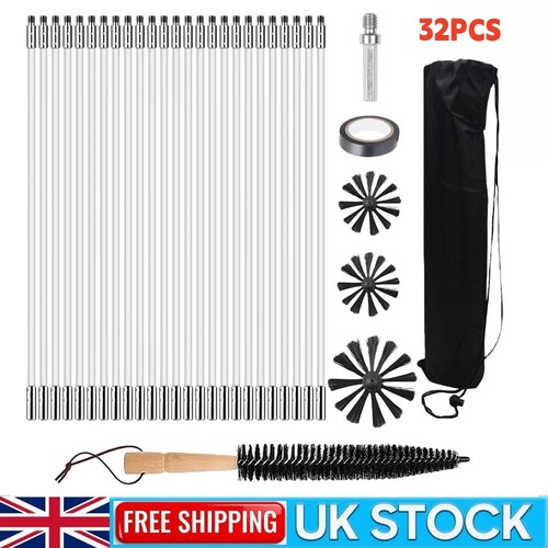 32x flexible chimney sweep - chimney, set