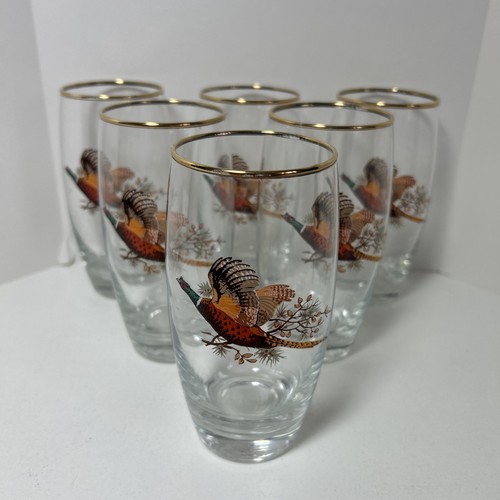 Vintage pheasant glasses - 6,