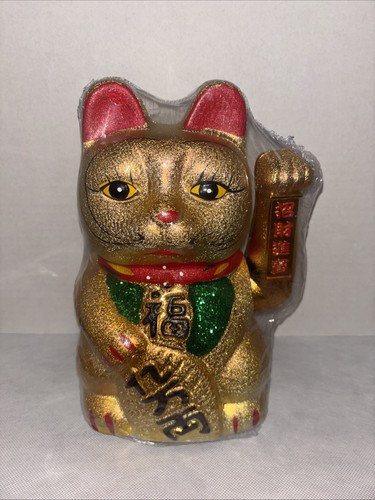 Gold neko chinese lucky - chinese, waving