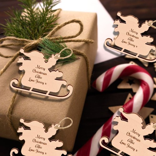 Personalised christmas wooden - christmas,