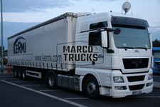 Truck Photo MAN TGX 18.440 Tarpaulin Semi-Truck Germany White Kermi Kermi-Gmb #j9us