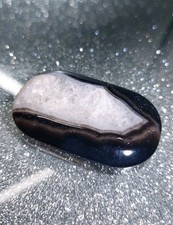 X1 Black Agate Crystal Palm