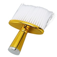 Neck Face Duster Brush Remove Loose Hair Soft Neck Duster With Electroplated 