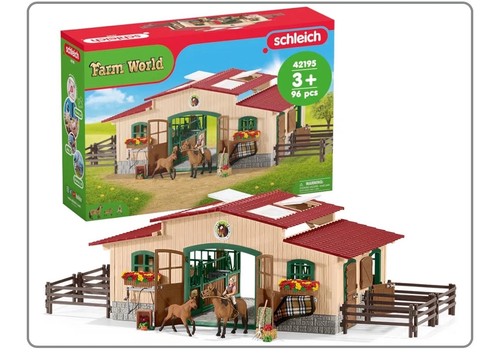 Schleich horse stable barn - horse,
