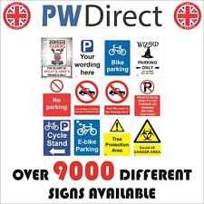 Parking Bike Signs Festive Fun