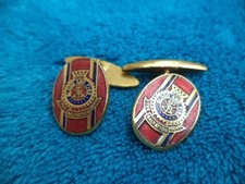 SALVATION ARMY VINTAGE  CUFFLINKS RED BLUE ENAMEL EX GAUNT CLEARANCE.