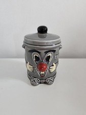 Vintage Dusty Bin Money box 1980’s Original 321 Ceramic. 
