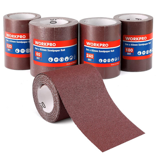 Roll sandpaper set 120 - 4,