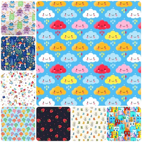 Printed poly cotton - cotton, fabrics