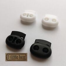 Cord Lock Toggle Stopper Clip Clamp Cord End Drawstring Buckle Shoelace Clothing