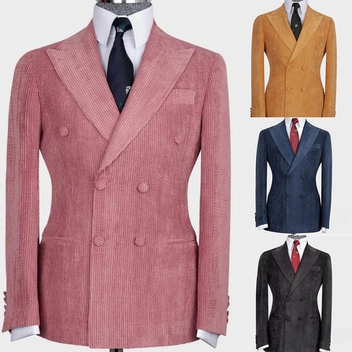 Men suit corduroy - men's, double