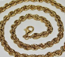 9CT GOLD & SILVER CHUNKY SOLID