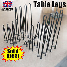 4 x Hairpin Legs / Hair Pin Legs Set for Furniture Bench Desk Table in Steel
