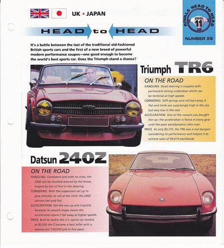 Triumph datsun 240z - tr-6,