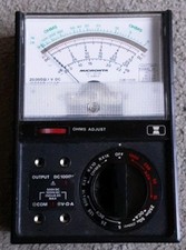Micronta Multitester Cat. No. 22-201B With 18 Ranges 20,000 Ohms/Volts DC