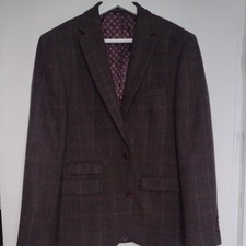 Next Men's Brown Wool Blend