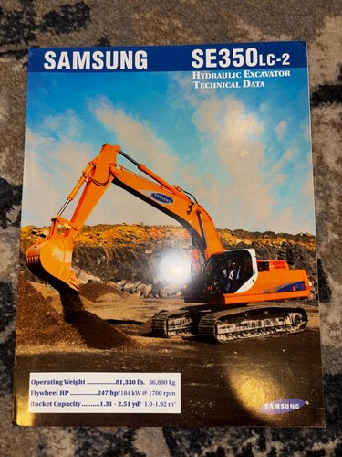 Samsung se350lc hydraulic - samsung,