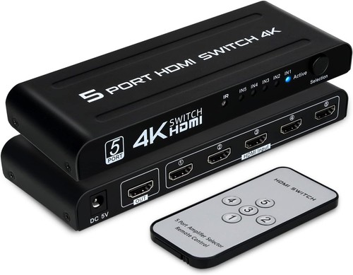 Hdmi switch out 5 - hdmi, out,