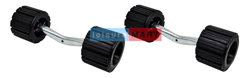 Boat trailer ribbed roller - trailer,