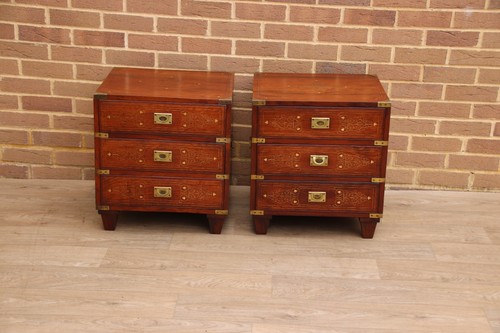 Pair rosewood military - rosewood,