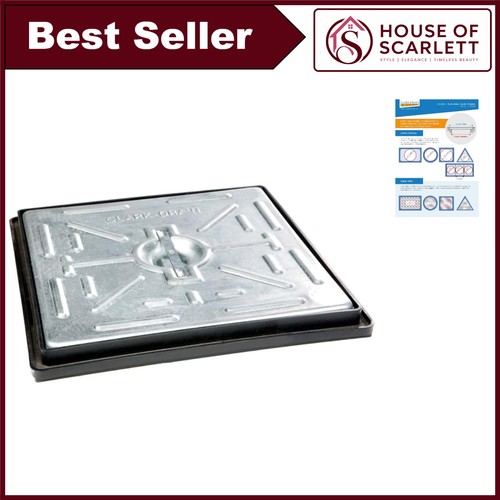 Galvanised steel manhole cover - manhole,