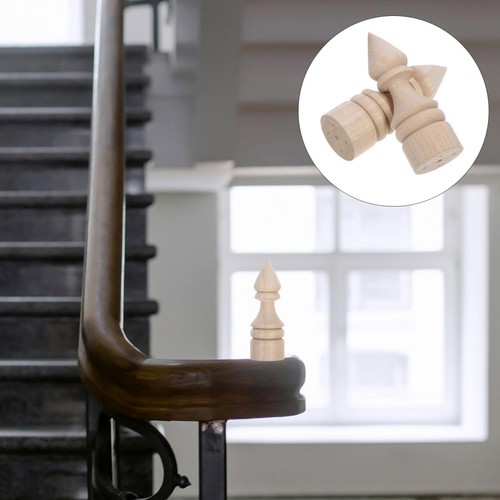 Pcs wood finial dowel - pcs, cap