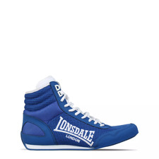 Lonsdale Contender Boxing Boots Blue Size UK 9 US 10 *REFSSS29