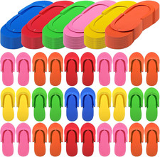 Janmercy 90 Pairs Pedicure Slippers Disposable Flip Flops Foam Sandals Bulk Spa