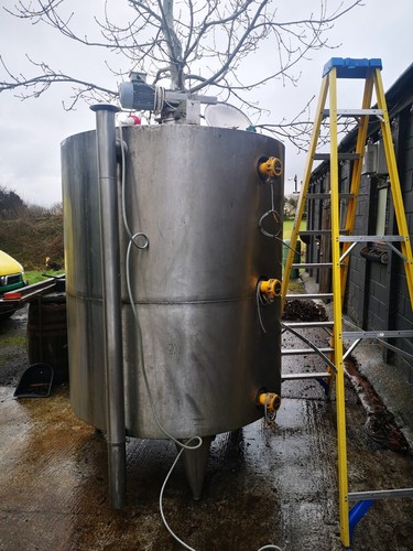 Stainless steel blending tank - steel,